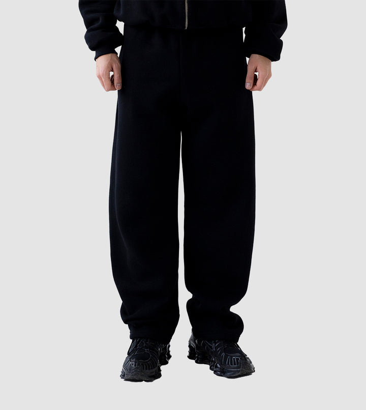 Zip Hoodie Tracksuit Black