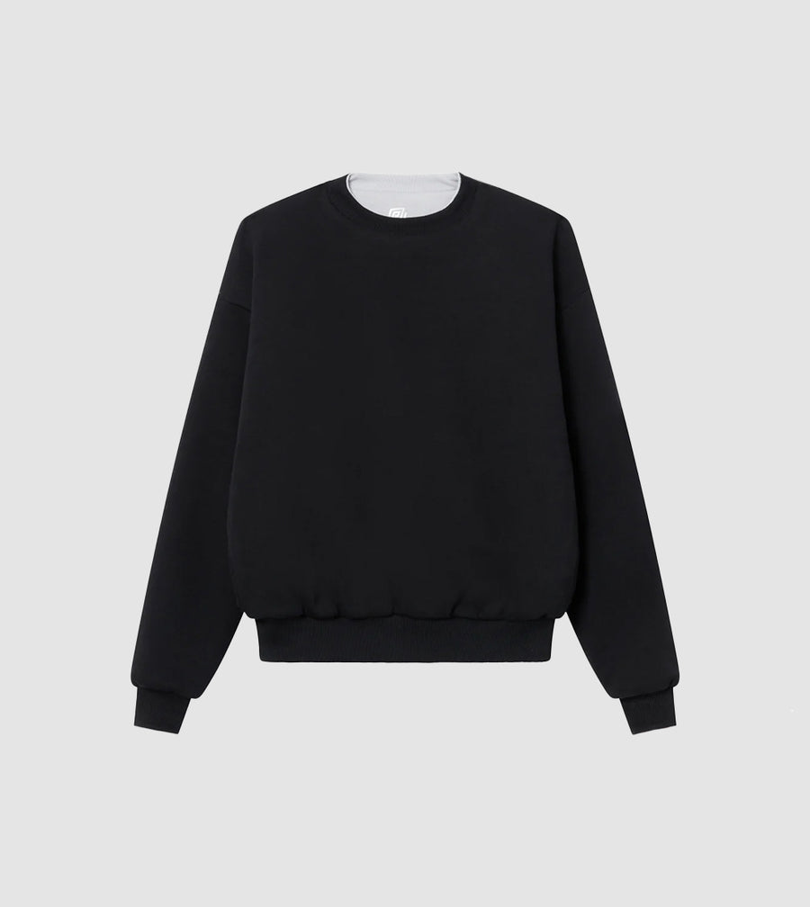 reversible double layer sweater