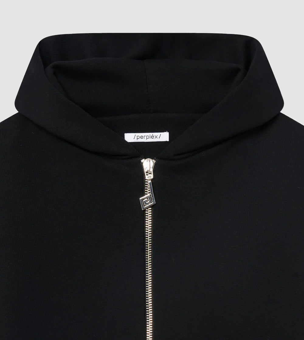 Black Zip Hoodie