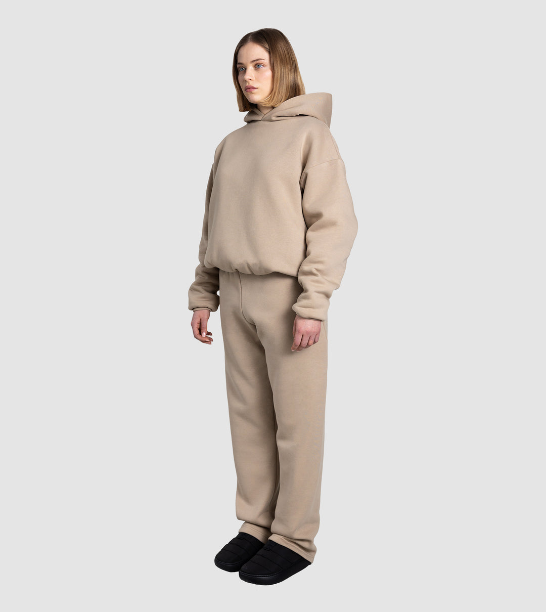 Armor Hoodie Tracksuit Cream