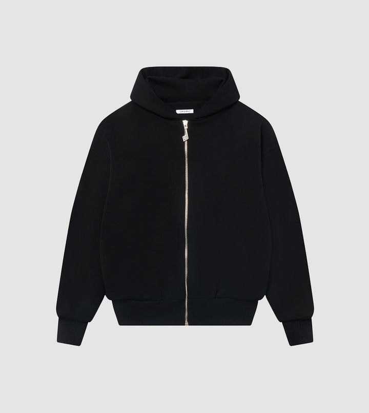 Black Zip Hoodie (Pre-Order)