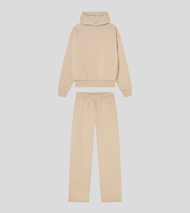 Armor Hoodie Tracksuit Cream