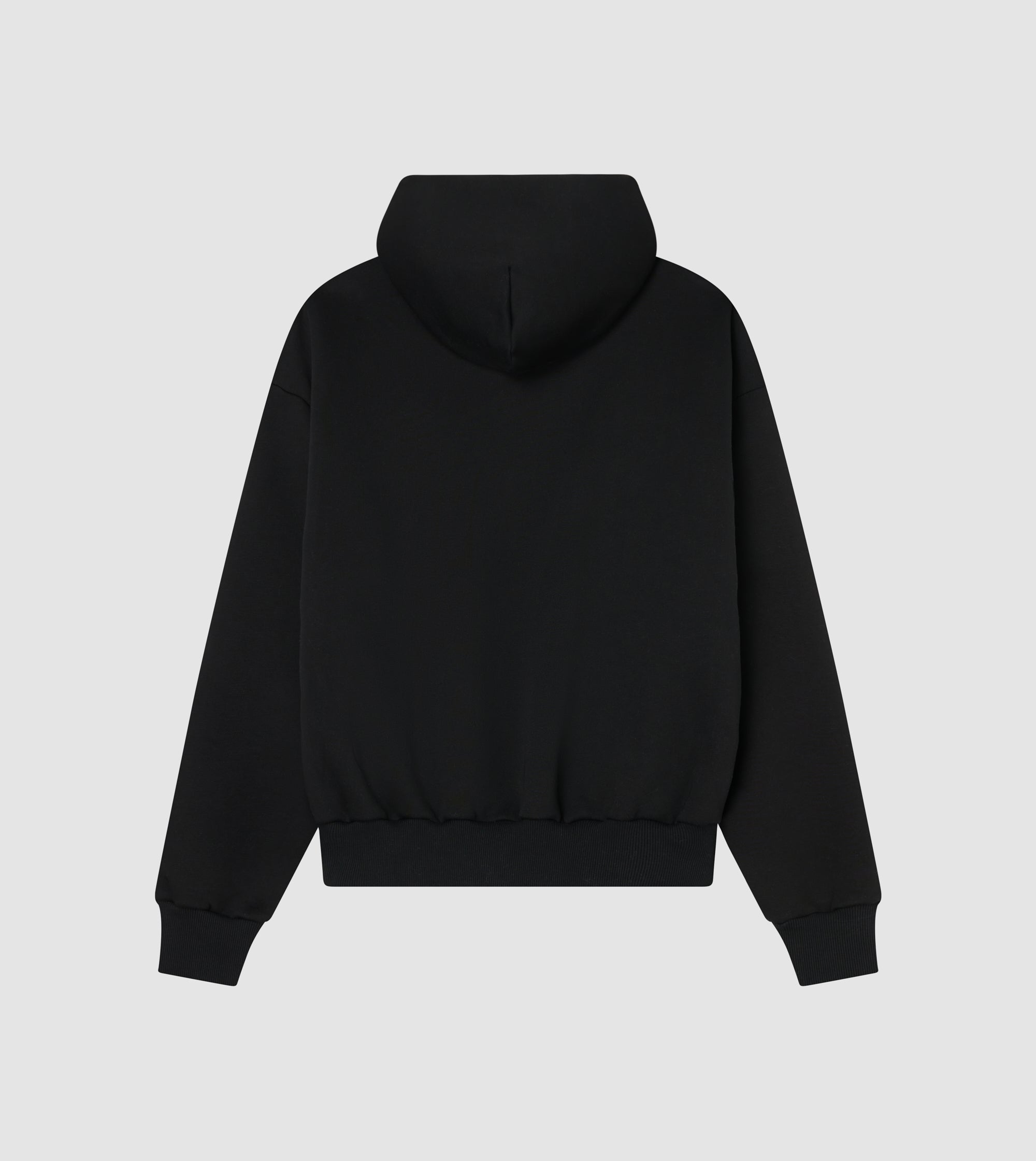 Single-Layered, Oversized Obsidian Hoodie Reflective