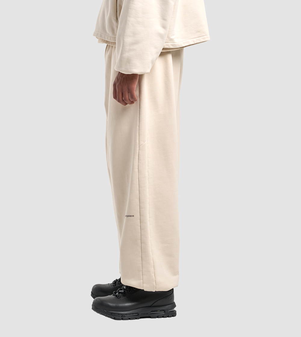 Elastic Boxer Pants Cream