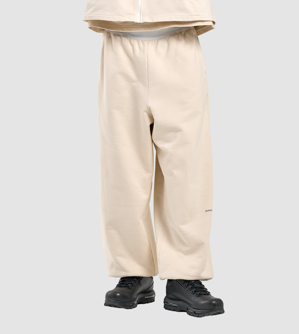 Elastic Boxer Pants Cream