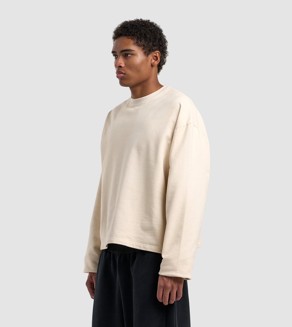 Longsleeve Raw Cream