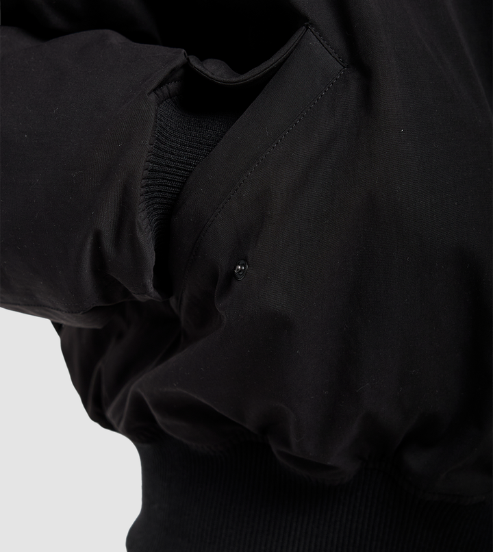 Hooded Bomber Black