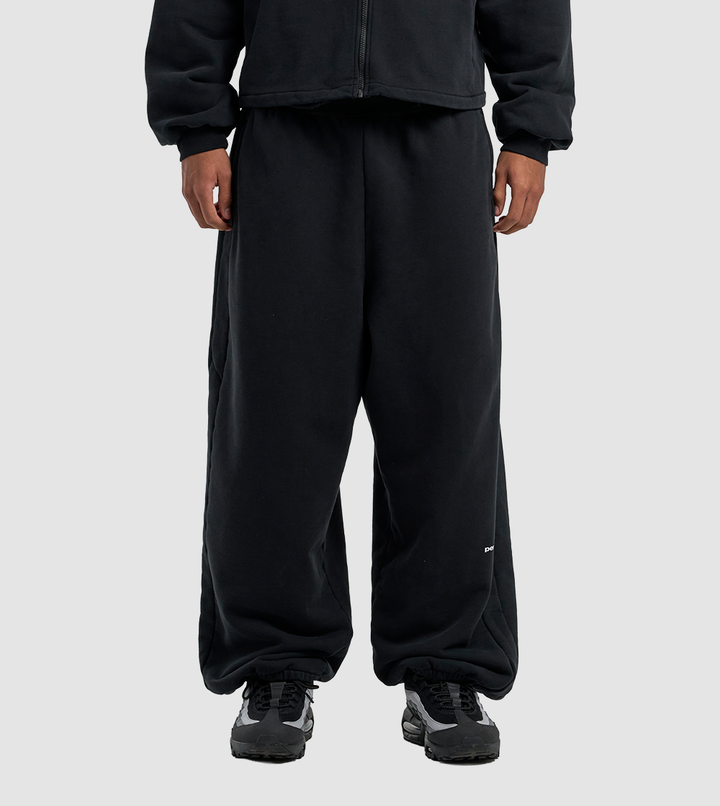 Elastic Boxer Pants Black