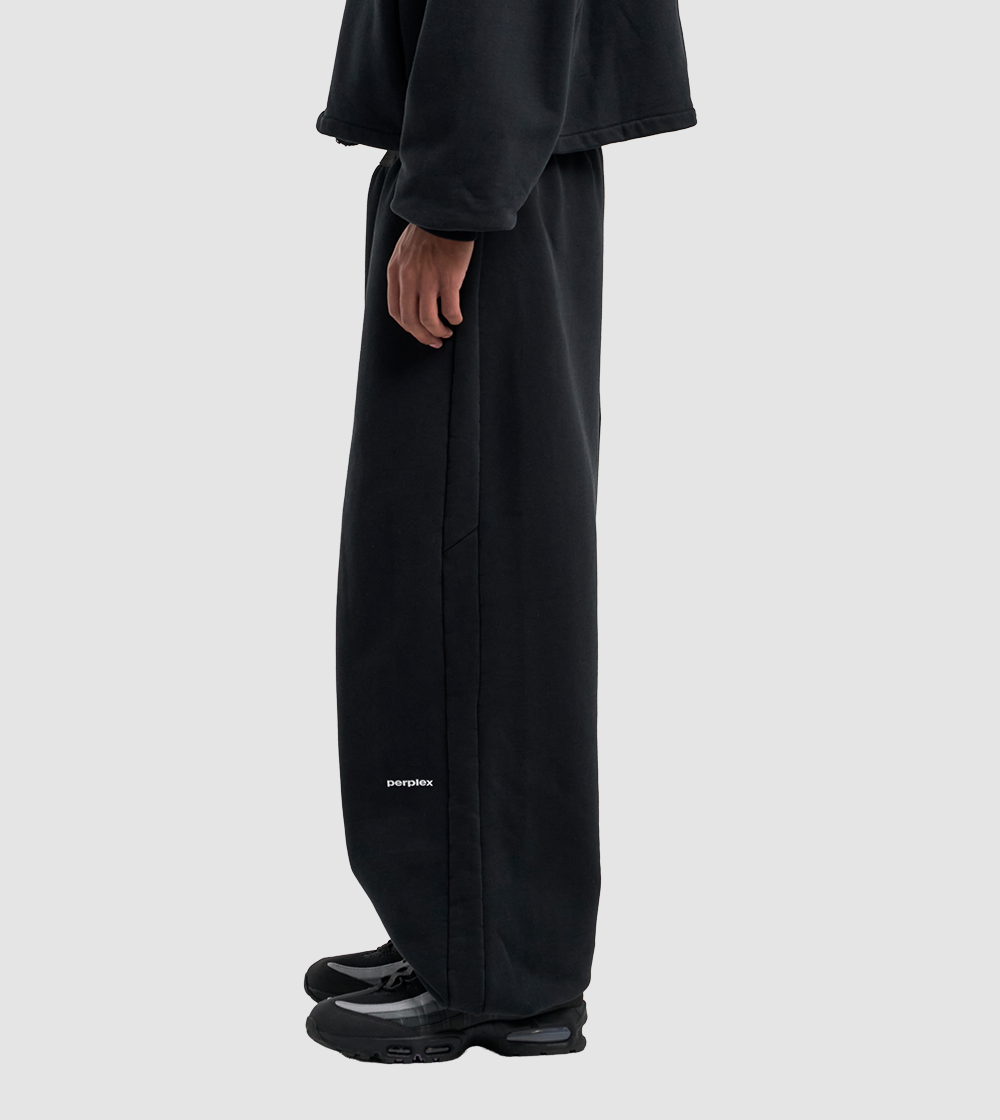 Elastic Boxer Pants Black