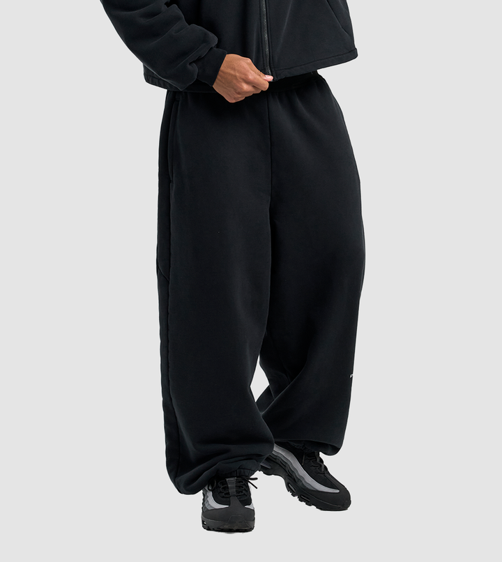 Elastic Boxer Pants Black