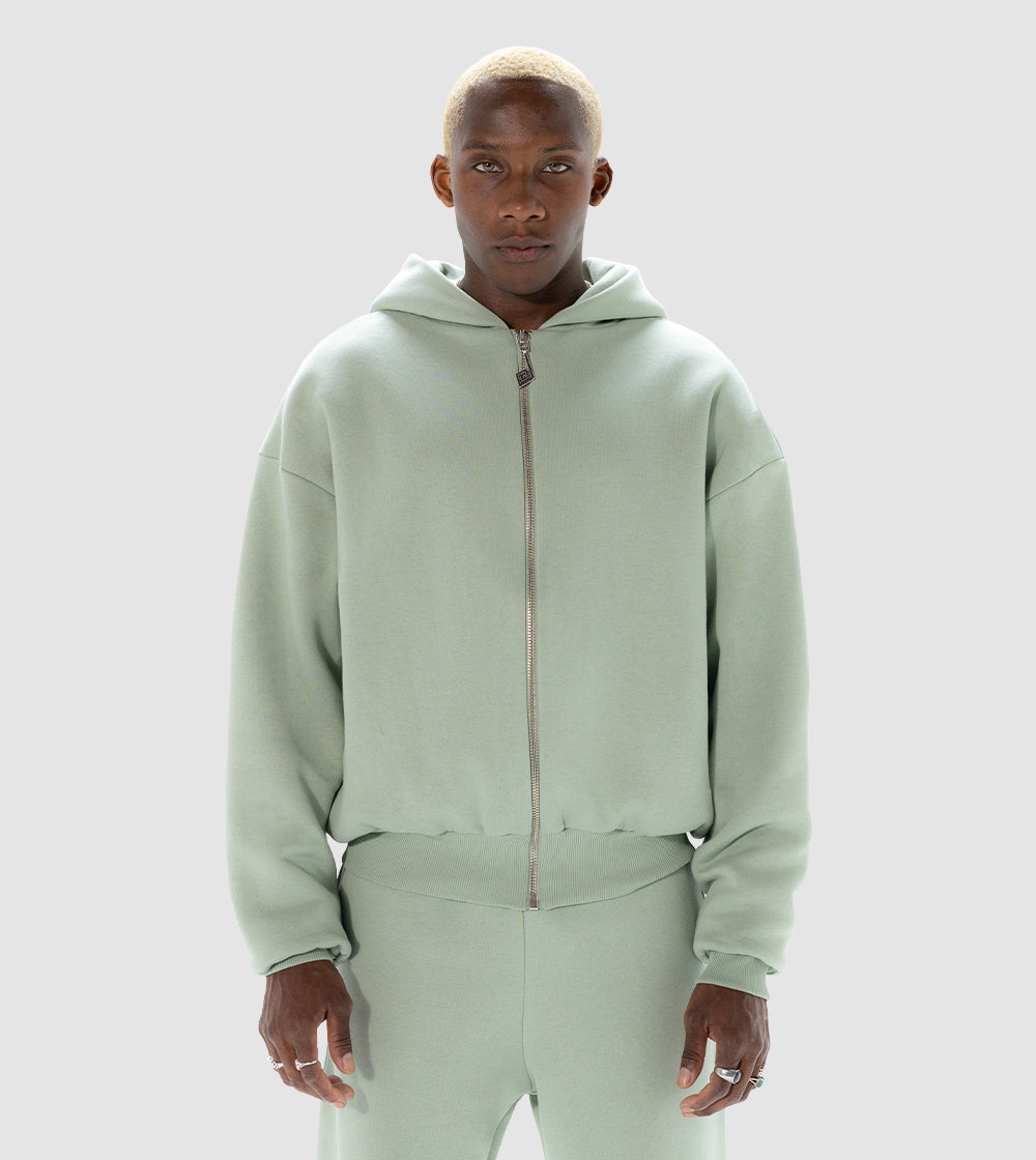 Double-Layered, Oversized Armor Hoodie Moss – Perplex Clothing