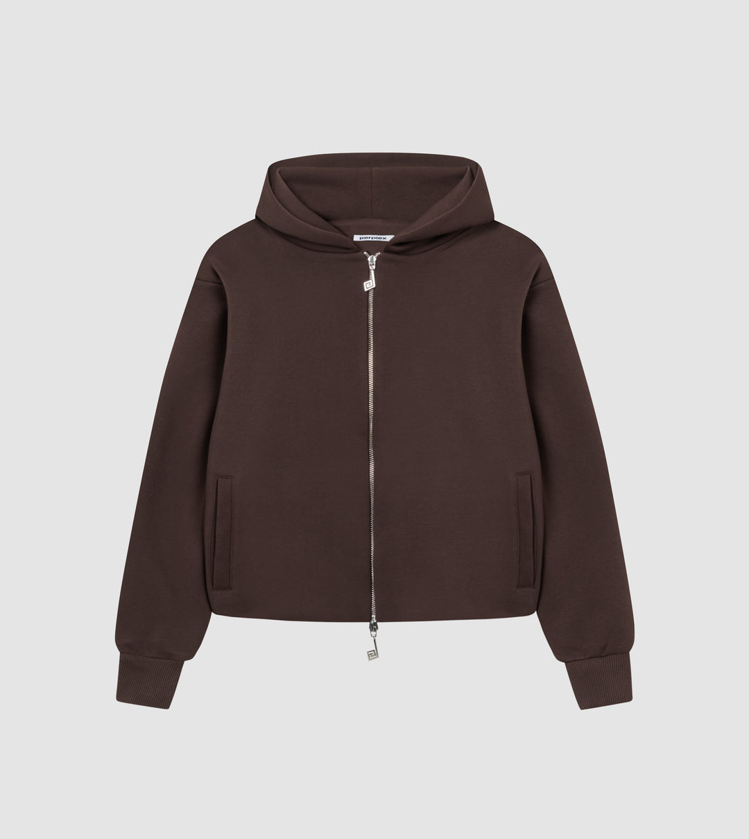 Two-Way Zip Hoodie Mocca