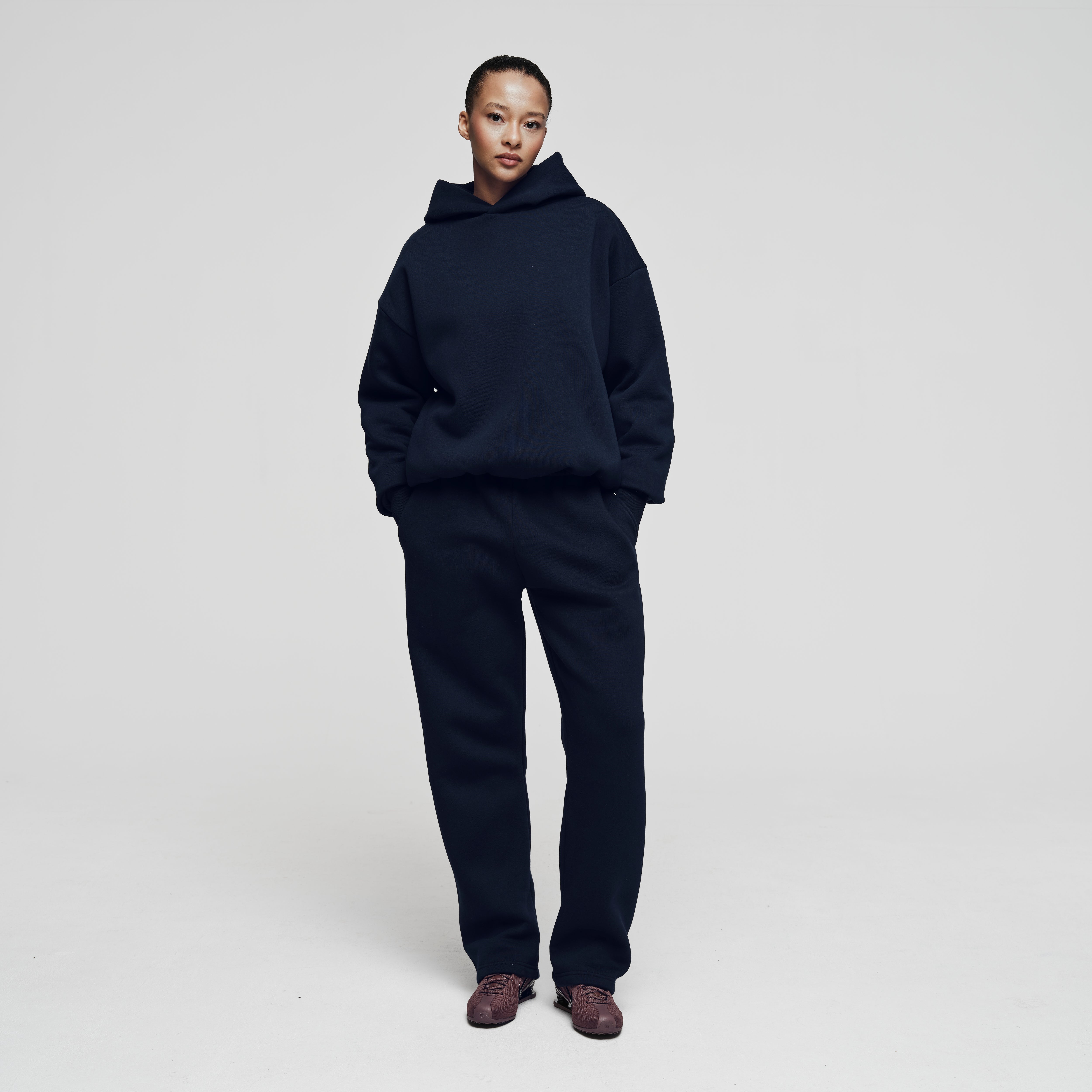 Double-Layered, Oversized Armor Hoodie Navy – Perplex Clothing