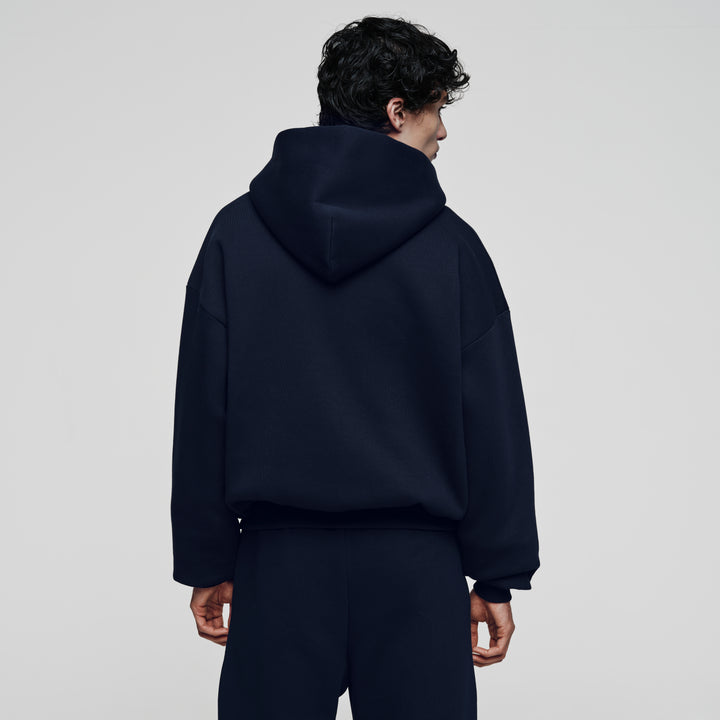 Navy Zip Hoodie