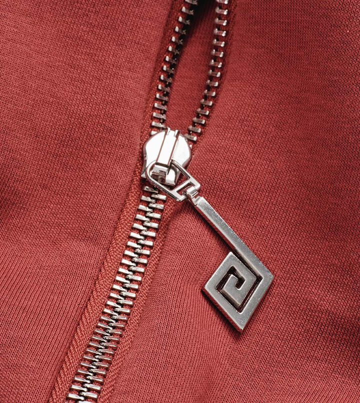 Zip Hoodie Tracksuit Burgundy