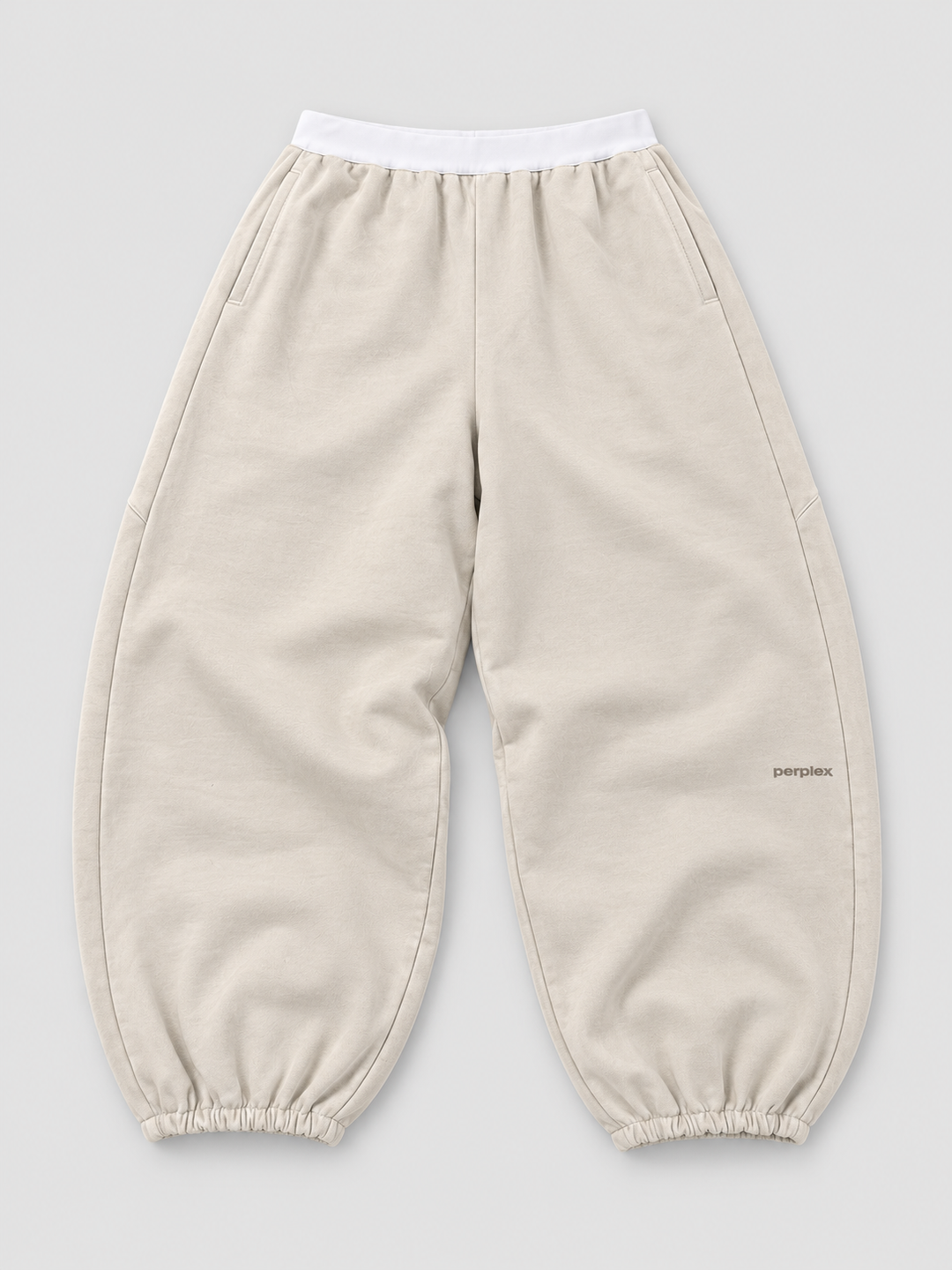 Elastic Boxer Pants Cream