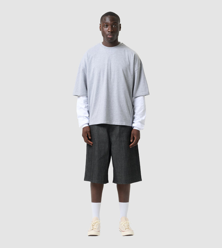 Longsleeve T-Shirt Grey / White