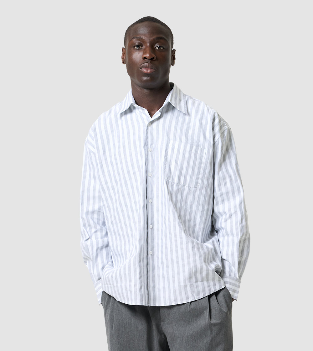 Striped Shirt Grey