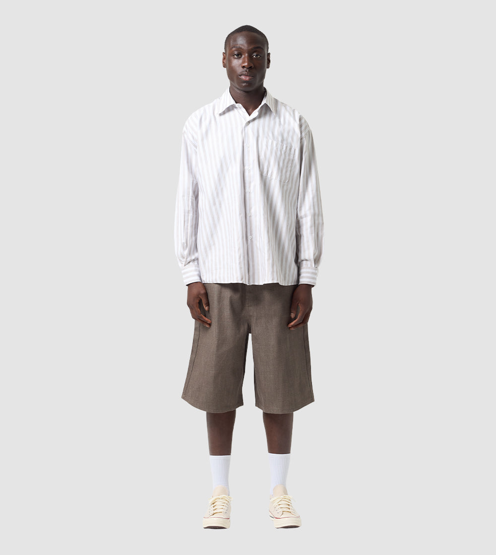 Striped Shirt Beige