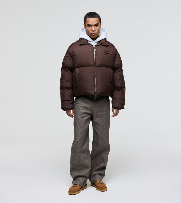 Armor Puffer Jacket Brown
