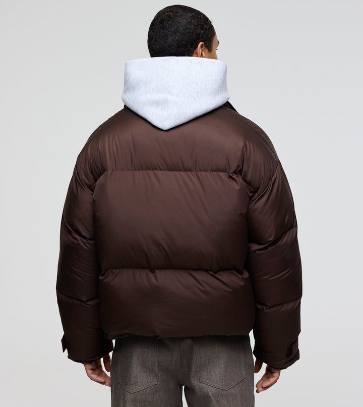 Armor Puffer Jacket Brown