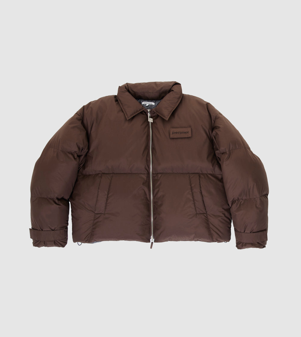 Armor Puffer Jacket Brown