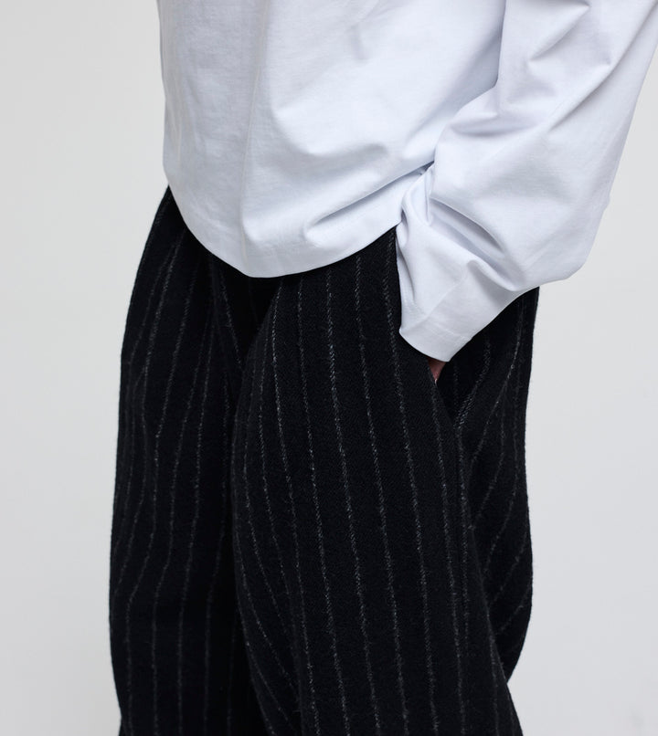 Striped Wool Pants