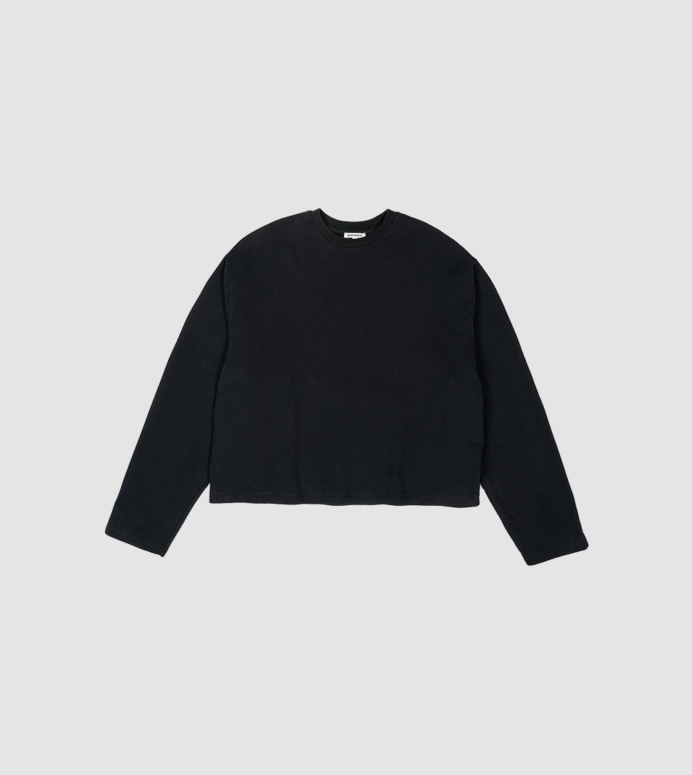 Longsleeve Raw Black