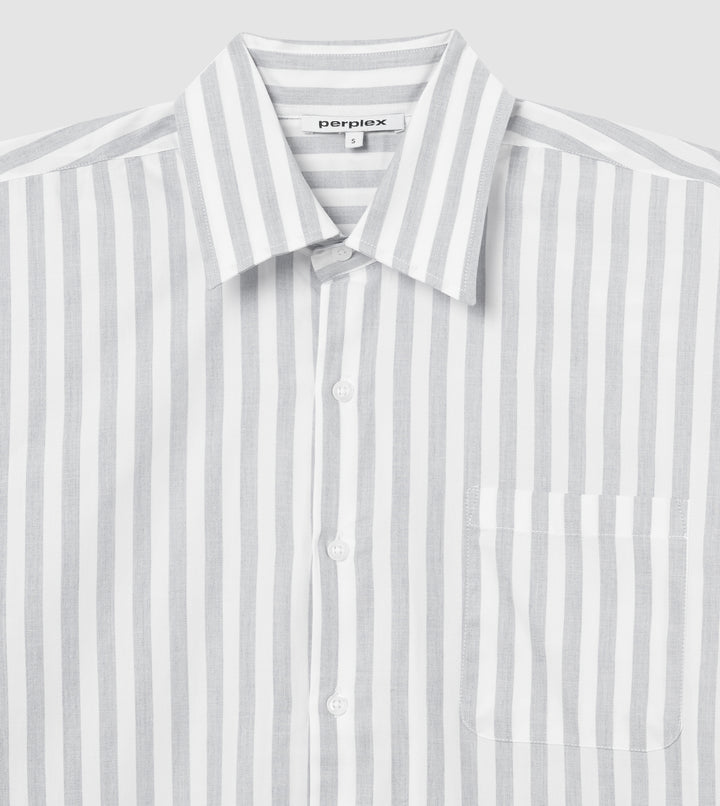 Striped Shirt Grey