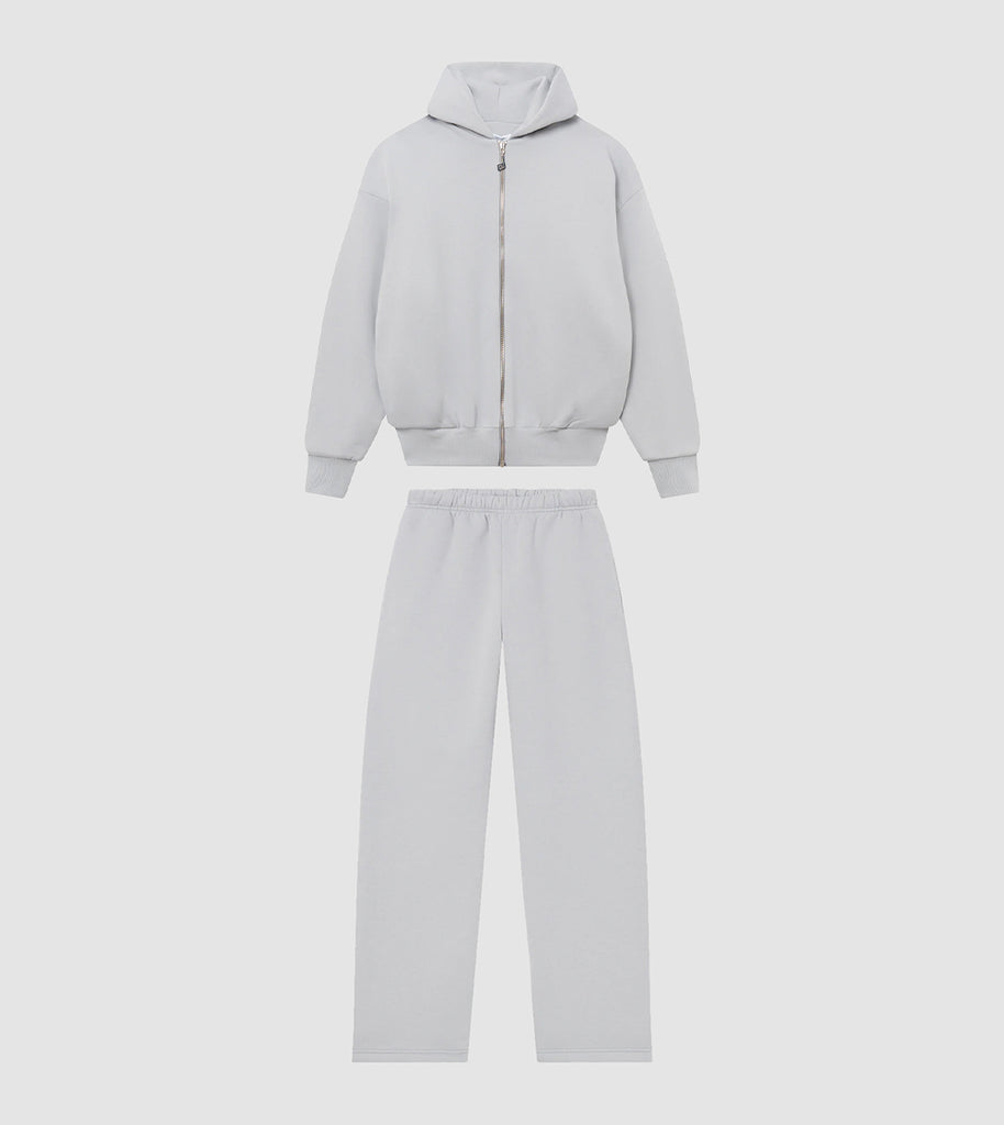 Zip Hoodie Tracksuit Stone – Perplex Clothing