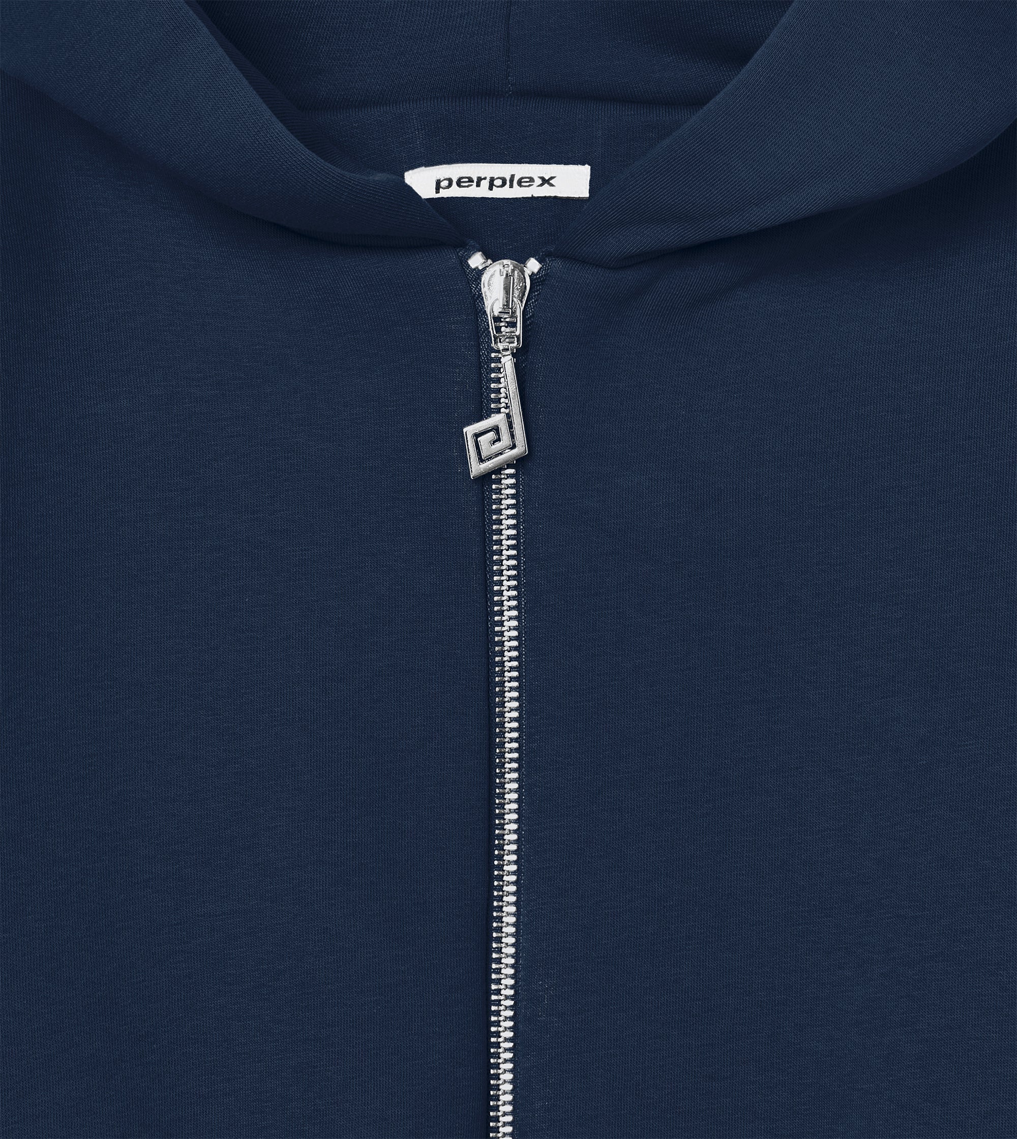 Double-Layered, Oversized Navy Zip Hoodie – Perplex Clothing
