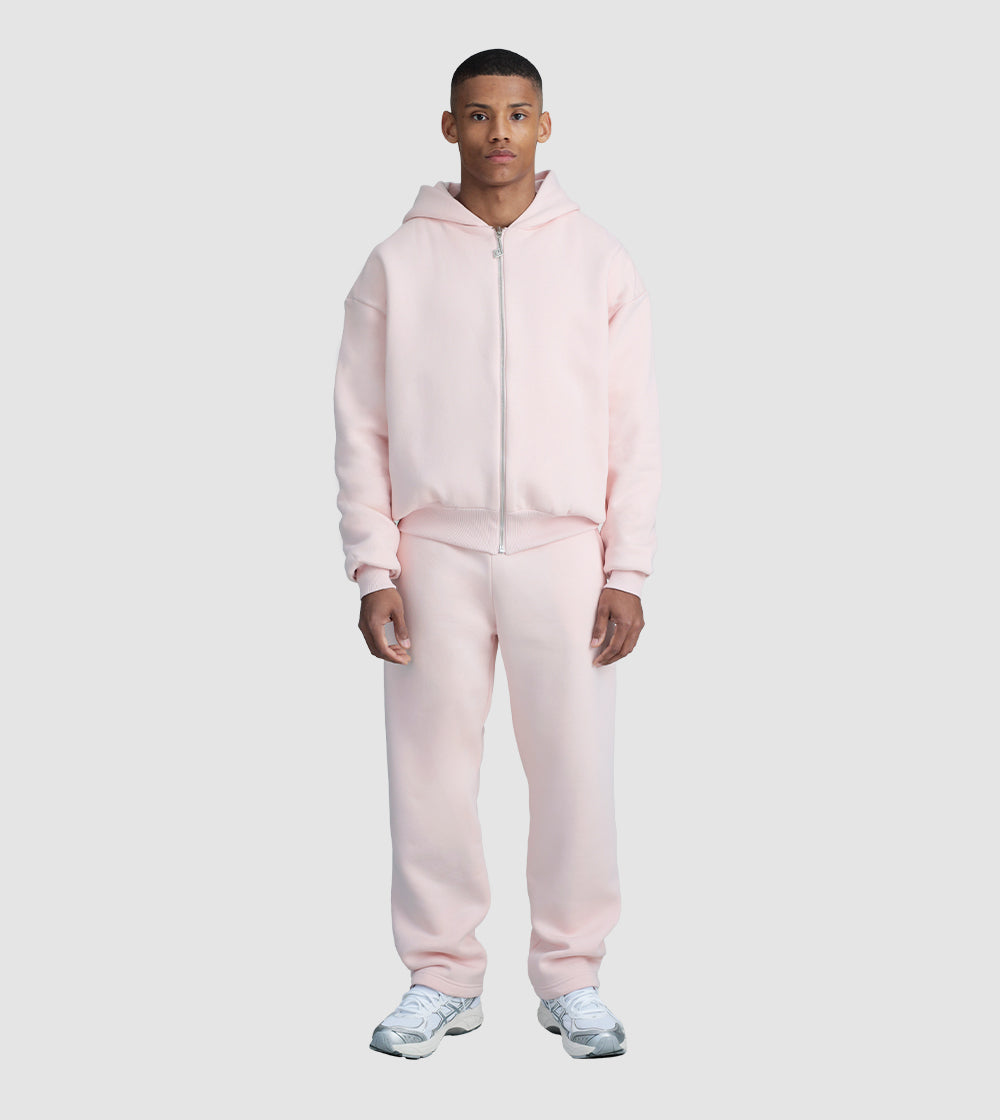 Double-Layered, Oversized Rose Zip Hoodie – Perplex Clothing