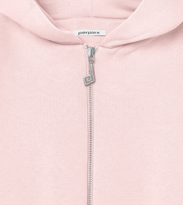 Double-Layered, Oversized Rose Zip Hoodie – Perplex Clothing