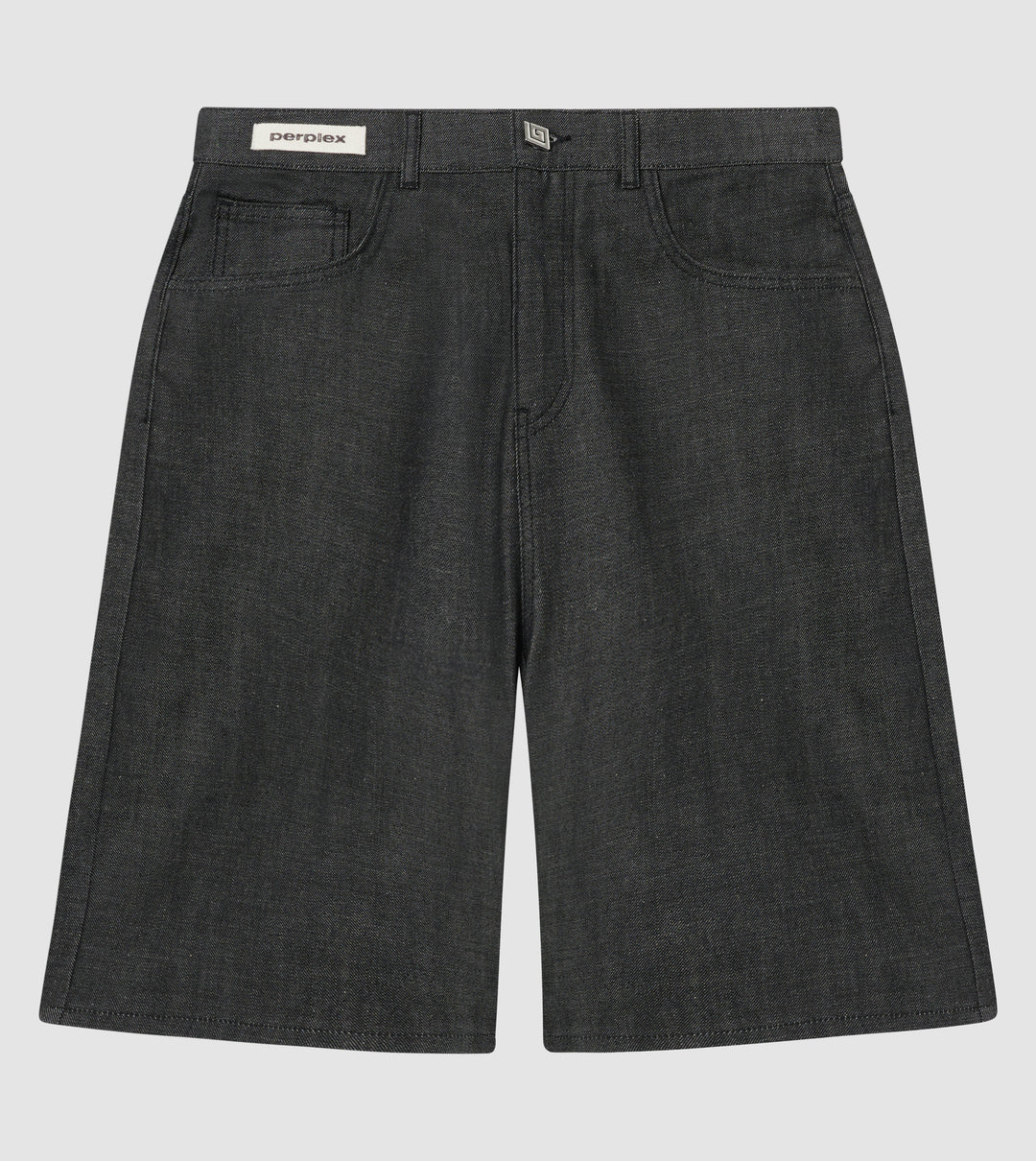 Japanese Raw Denim Shorts Black