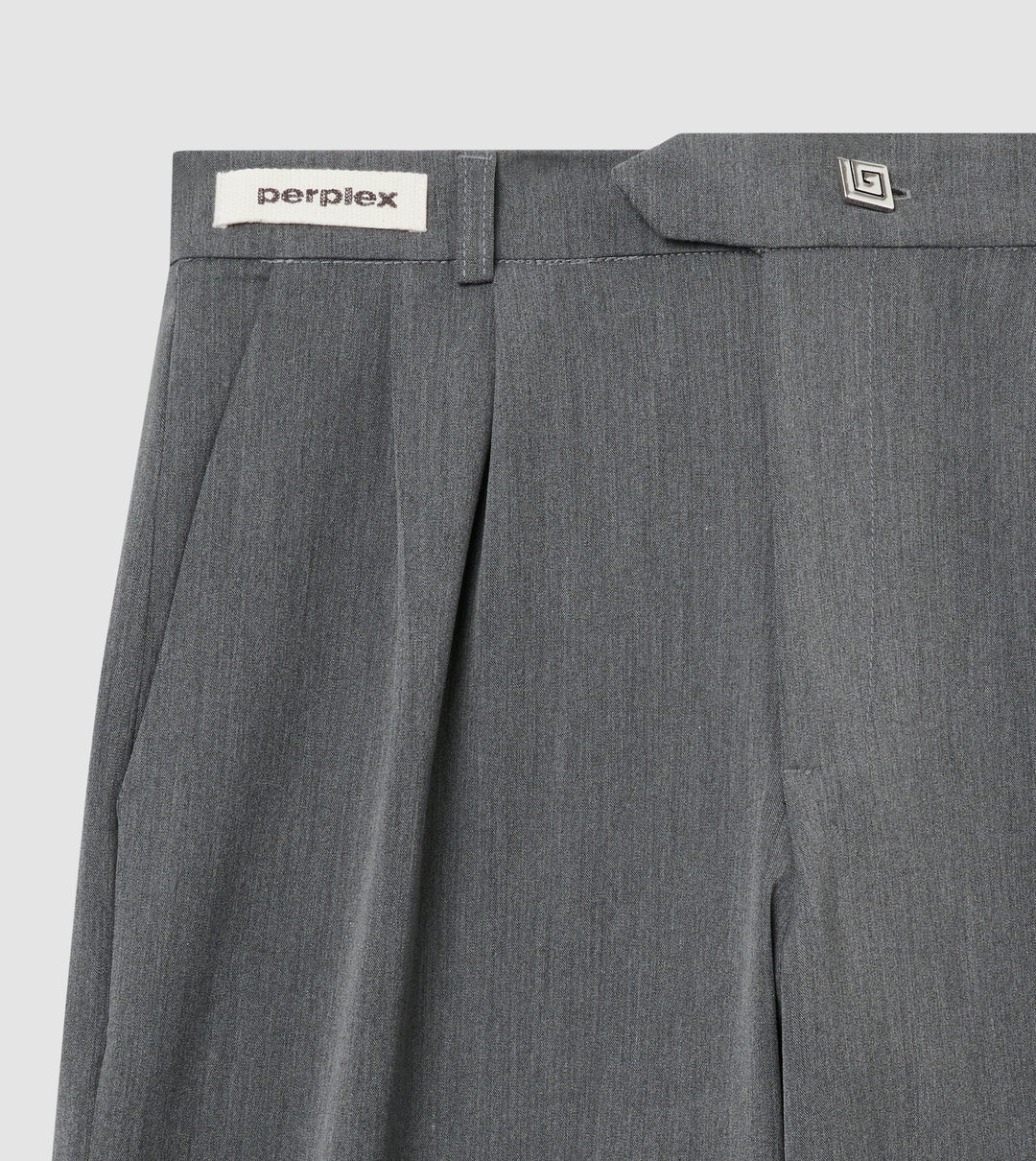 Pleated Pants Grey