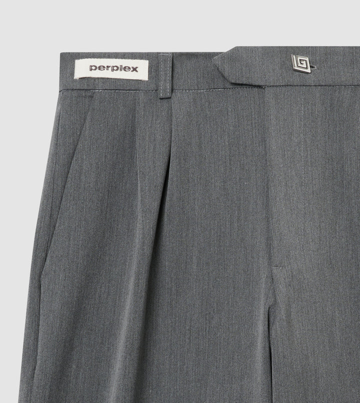 Pleated Pants Grey
